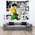 Gon Freecss Tapestry Custom Hunter x Hunter Anime mix Manga Home Room Wall Decor 4 - PerfectIvy