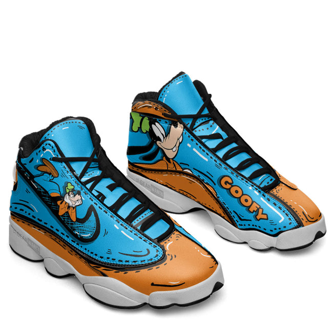 Goofy JD13 Sneakers Comic Style Custom Shoes 2 - PerfectIvy