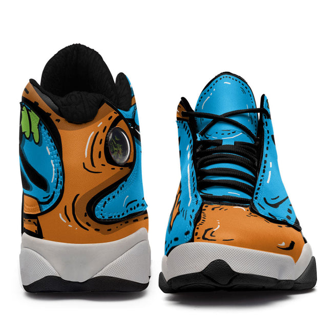 Goofy JD13 Sneakers Comic Style Custom Shoes 4 - PerfectIvy