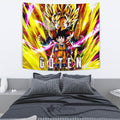 Goten Tapestry Custom Dragon Ball Anime Home Decor 4 - PerfectIvy