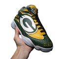 Green Bay Packers JD13 Sneakers Custom Shoes For Fans 2 - PerfectIvy