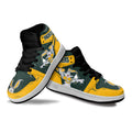 Green Bay Packers Kid Sneakers Custom For Kids 3 - PerfectIvy
