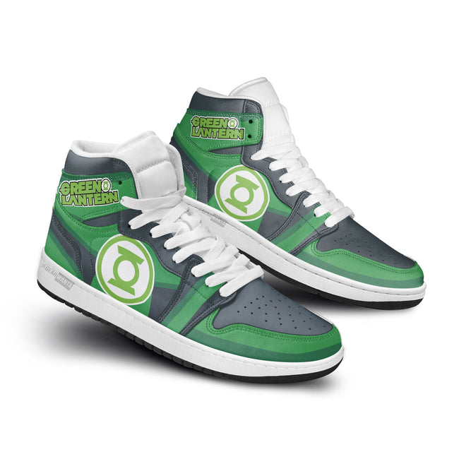 Green Lantern Shoes Custom Superhero JD Sneakers 2 - PerfectIvy