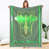 Green Mantis Magic Knights Blanket Custom Black Clover Anime Bedding 1 - PerfectIvy