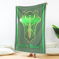 Green Mantis Magic Knights Blanket Custom Black Clover Anime Bedding 2 - PerfectIvy