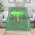 Green Mantis Magic Knights Blanket Custom Black Clover Anime Bedding 4 - PerfectIvy