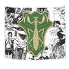 Green Mantis Tapestry Custom Black Clover Anime Manga Room Wall Decor 1 - PerfectIvy