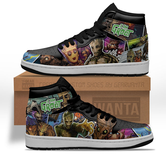 I Am Groot Shoes Custom Comic Style 1 - PerfectIvy