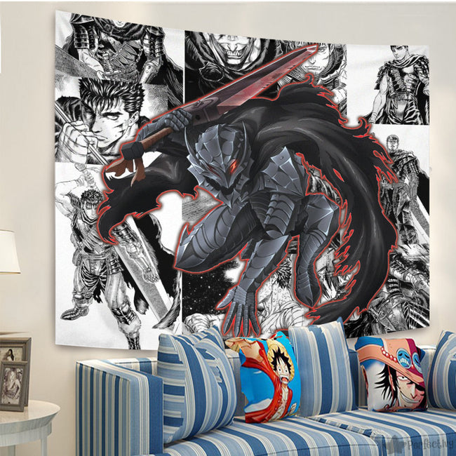 Guts Amor Tapestry Custom Berserk Manga Anime Room Decor 3 - PerfectIvy