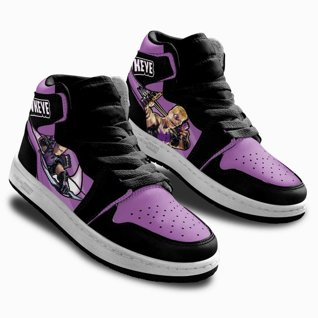 Hawkeye Kids JD Sneakers Custom Shoes For Kids 1 - PerfectIvy