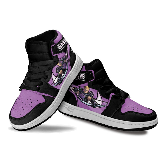 Hawkeye Kids JD Sneakers Custom Shoes For Kids 3 - PerfectIvy