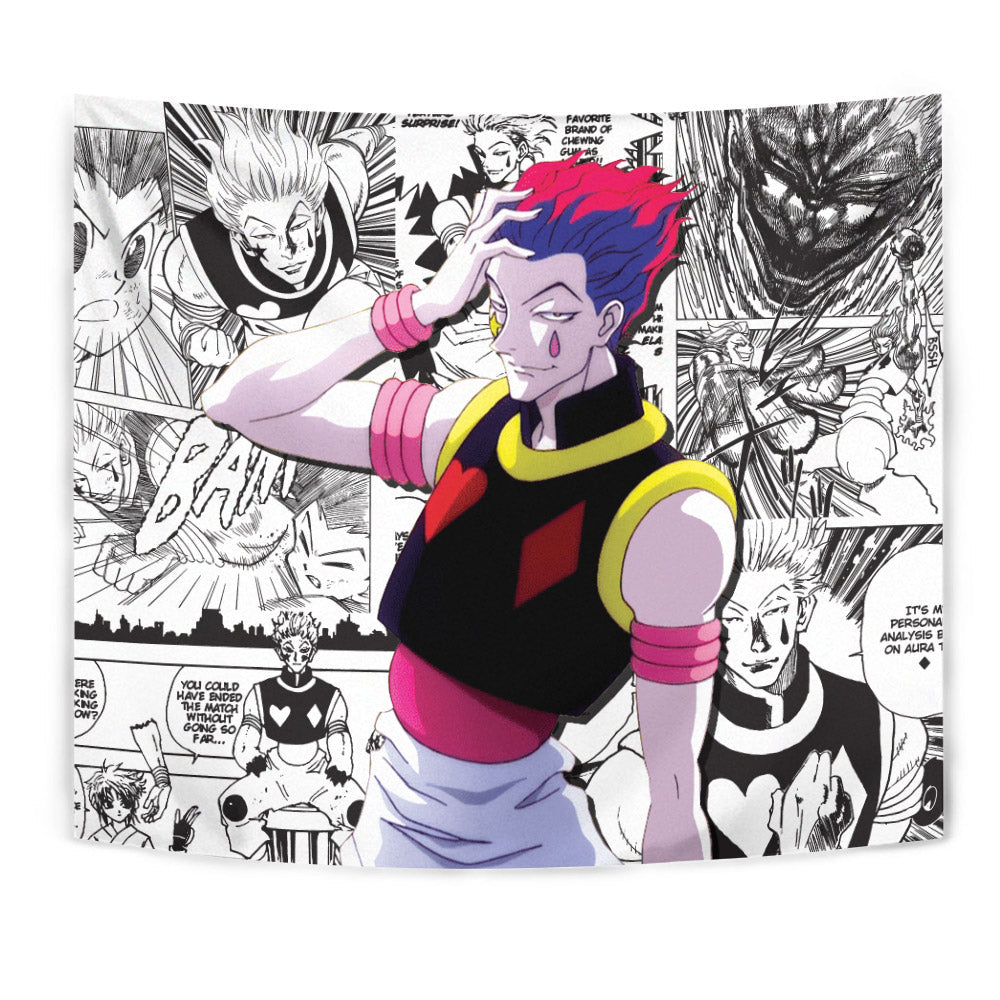 Hisoka Morow Tapestry Custom Hunter x Hunter Anime Mix Manga Room Deco Perfectivy