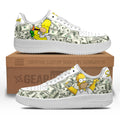 Homer Simpson Sneakers Custom Simpson Cartoon Shoes 2 - PerfectIvy