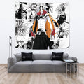 Ichigo Kurosaki Demon Tapestry Custom Bleach Anime Manga Room Wall Decor 2 - PerfectIvy
