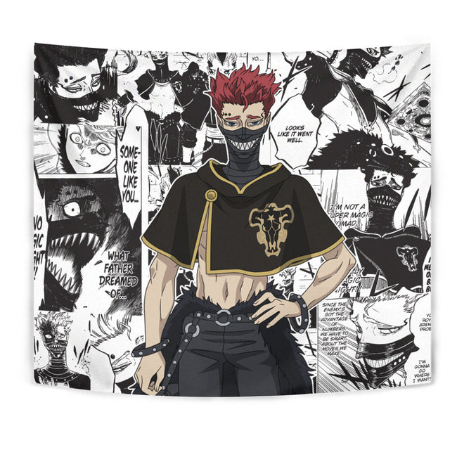 Ideale Zora Tapestry Custom Black Clover Anime Manga Room Wall Decor 1 - PerfectIvy