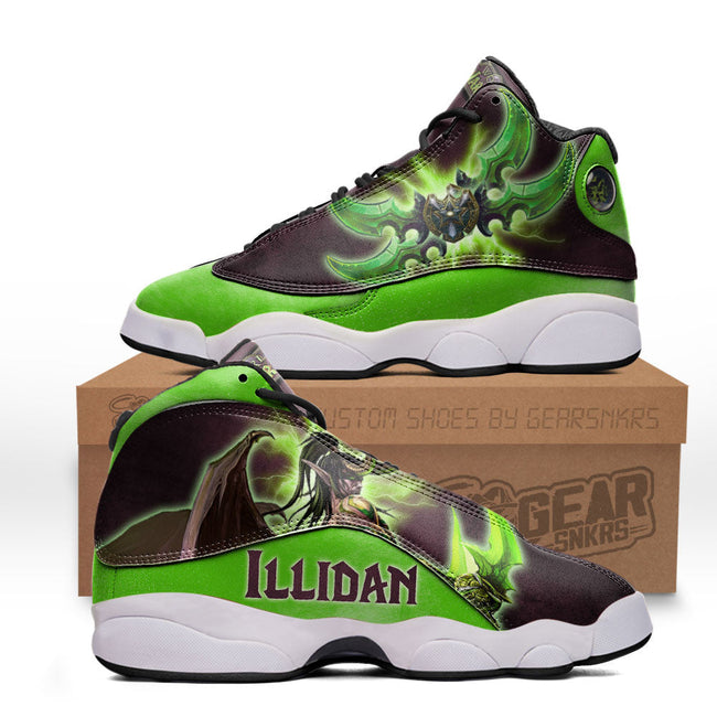 Illidan JD13 Sneakers World Of Warcraft Custom Shoes For Fans 1 - PerfectIvy