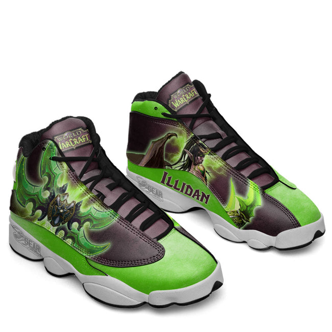 Illidan JD13 Sneakers World Of Warcraft Custom Shoes For Fans 2 - PerfectIvy