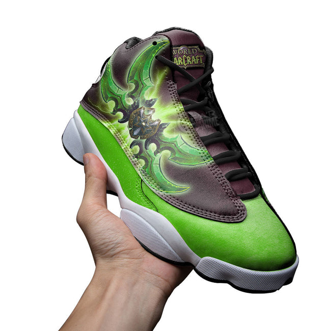 Illidan JD13 Sneakers World Of Warcraft Custom Shoes For Fans 3 - PerfectIvy