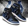Indianapolis Colts Blue Black Shoes Custom 1 - PerfectIvy