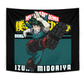 Izuku Midoriya Tapestry Custom My Hero Academia Anime Room Decor 1 - PerfectIvy
