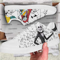Jack & Sally Skate Shoes Custom Sneakers For Fans 3 - PerfectIvy