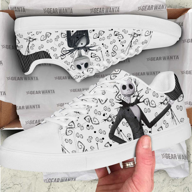 Jack Skellington Shoes Custom The Nightmare Before Christmas Cartoon Sneakers 3 - PerfectIvy