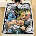 Jolyne Cujoh Blanket Fleece Custom JJBA Anime Bedding 3 - PerfectIvy