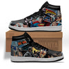 Batman vs Superman JD Sneakers Custom Shoes Comic Style 1 - PerfectIvy