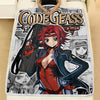 Kallen Stadtfeld Blanket Fleece Custom Code Geass Anime Manga Bedding Room 1 - PerfectIvy