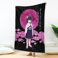 Kanao Tsuyuri Blanket Custom Moon Style Demon Slayer Anime Bedding 2 - PerfectIvy