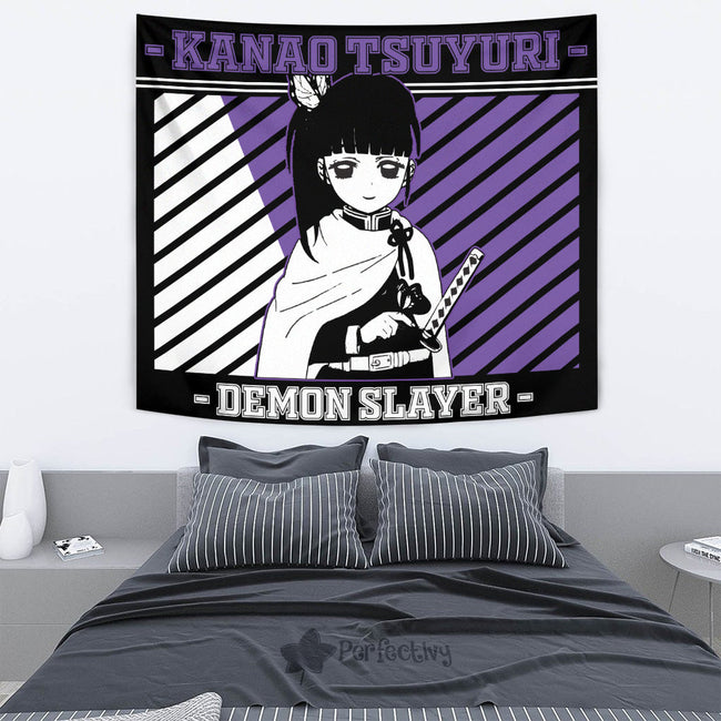 Kanao Tsuyuri Tapestry Custom Demon Slayer Anime Home Wall Decor For Bedroom Living Room 2 - PerfectIvy