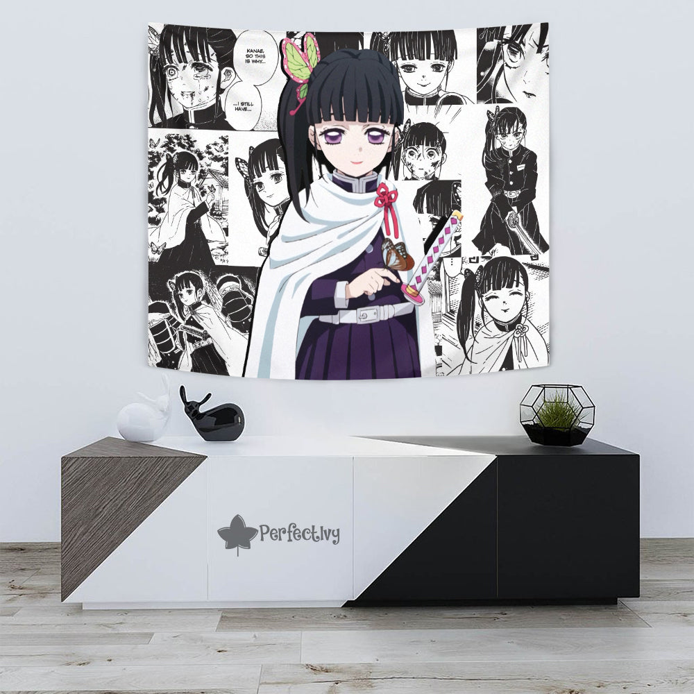 Demon Slayer Roon Kanao Tsuyuri Tapestry Custom Demon Slayer Anime Manga Room Decor ...