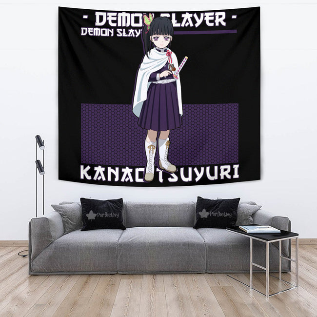 Kanao Tsuyuri Tapestry Custom Demon Slayer Anime Room Decor 2 - PerfectIvy