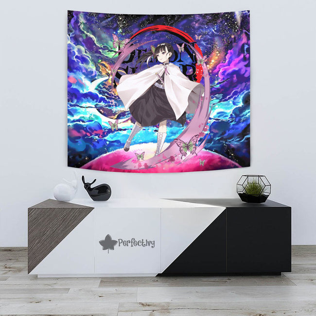 Kanao Tsuyuri Tapestry Custom Galaxy Demon Slayer Anime Room Decor 3 - PerfectIvy