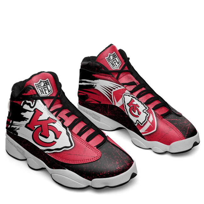 Kansas City Chiefs JD13 Sneakers Custom Shoes For Fans 4 - PerfectIvy