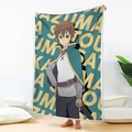 Kazuma Satou Blanket Custom KonoSuba Anime Bedding 2 - PerfectIvy