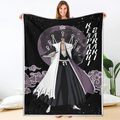 Kenpachi Zaraki Blanket Moon Style Custom Bleach Anime Bedding 1 - PerfectIvy