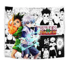 Killua Zoldyck And Gon Freecss Tapestry Custom Hunter x Hunter Anime mix Manga Home Room Wall Decor 1 - PerfectIvy
