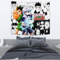Killua Zoldyck And Gon Freecss Tapestry Custom Hunter x Hunter Anime mix Manga Home Room Wall Decor 2 - PerfectIvy