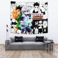 Killua Zoldyck And Gon Freecss Tapestry Custom Hunter x Hunter Anime mix Manga Home Room Wall Decor 4 - PerfectIvy