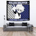 Killua Zoldyck Tapestry Custom Hunter x Hunter Anime Bedroom Living Room Home Decoration 4 - PerfectIvy