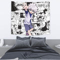 Killua Zoldyck Tapestry Custom Hunter x Hunter Anime Mix Manga Room Decor 2 - PerfectIvy
