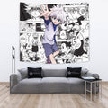 Killua Zoldyck Tapestry Custom Hunter x Hunter Anime Mix Manga Room Decor 4 - PerfectIvy
