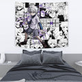 Killua Zoldyck Tapestry Custom Hunter x Hunter Anime mix Manga Home Room Wall Decor 2 - PerfectIvy