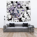 Killua Zoldyck Tapestry Custom Hunter x Hunter Anime mix Manga Home Room Wall Decor 4 - PerfectIvy