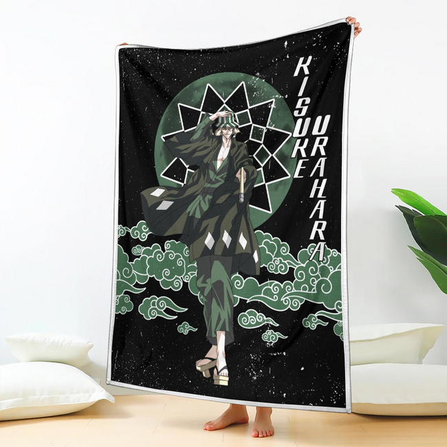 Kisuke Urahara Blanket Moon Style Custom Bleach Anime Bedding 2 - PerfectIvy