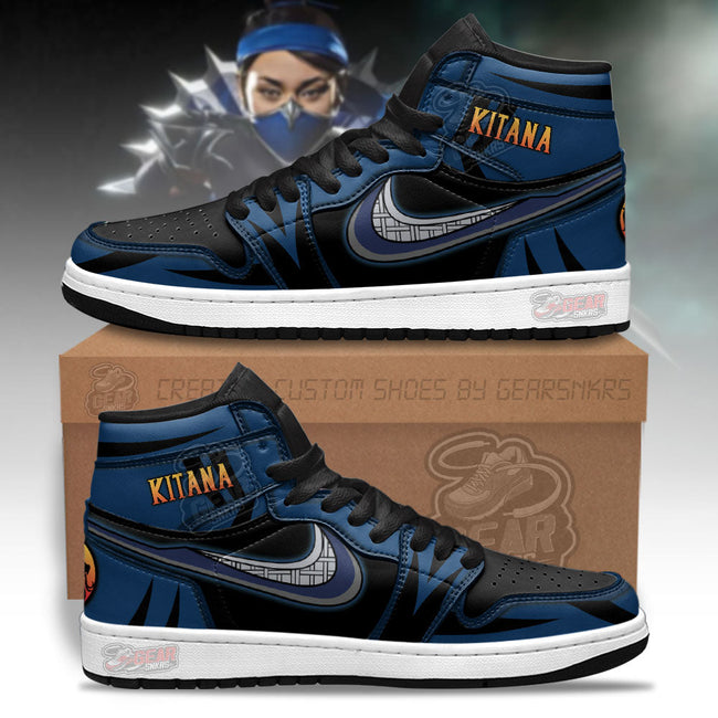 Kitana Fans Mortal Kombat JD Sneakers Shoes Custom For Fans – Perfectivy