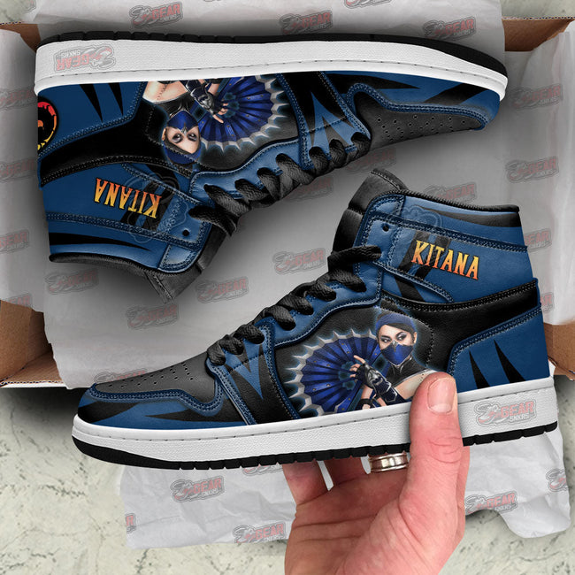 Kitana Mortal Kombat JD Sneakers Shoes Custom For Fans 2 - PerfectIvy
