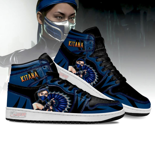 Kitana Mortal Kombat JD Sneakers Shoes Custom For Fans 3 - PerfectIvy