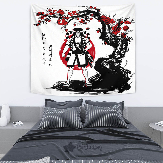 Kozuki Oden Tapestry Custom One Piece Anime Bedroom Living Room Home Decoration 2 - PerfectIvy